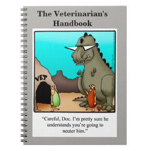 Funny Veterinarian's Spaß Notebook Notizblock