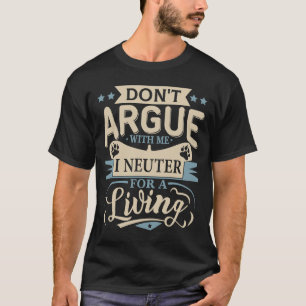 Funny Veterinary Art Men Frauen Tierärztliche Assi T-Shirt