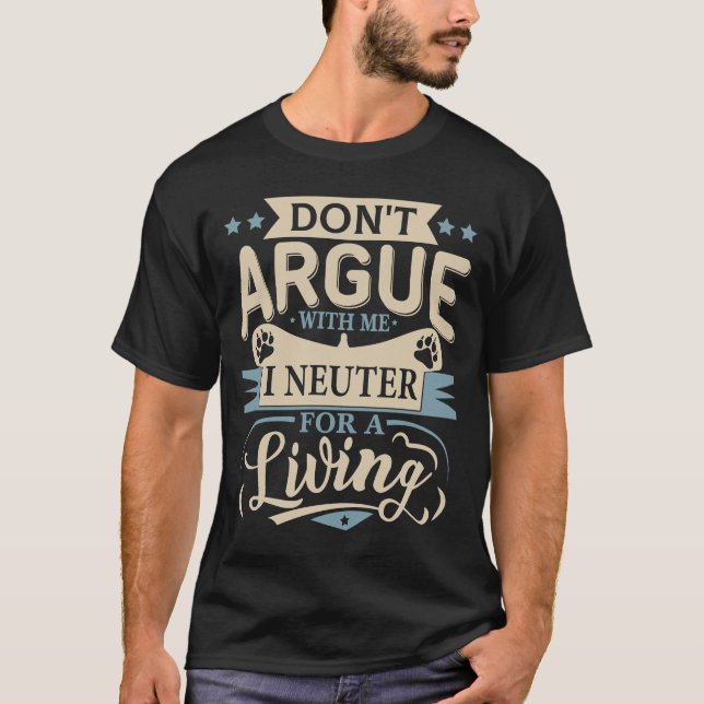 Funny Veterinary Art Men Frauen Tierärztliche Assi T-Shirt (Vorderseite)
