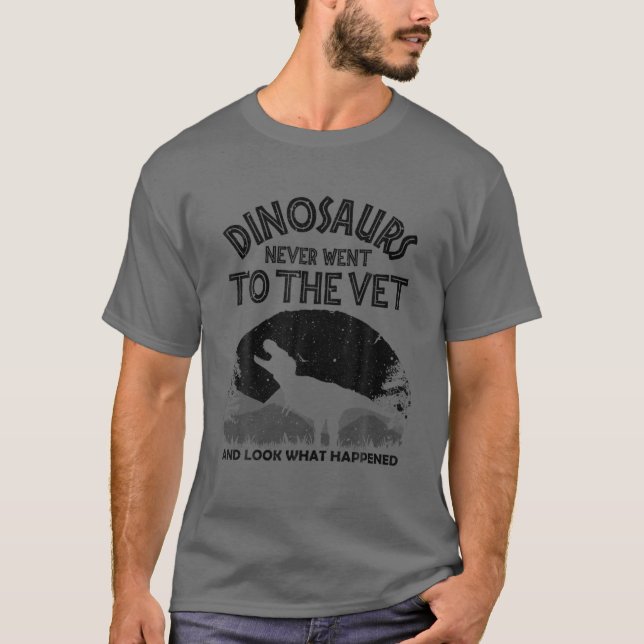 Funny Veterinary for Men Zoo Technician Tierärztin T-Shirt (Vorderseite)