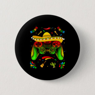 Funny Video Game Cinco De Mayo Boys Kinder Fie Fie Button