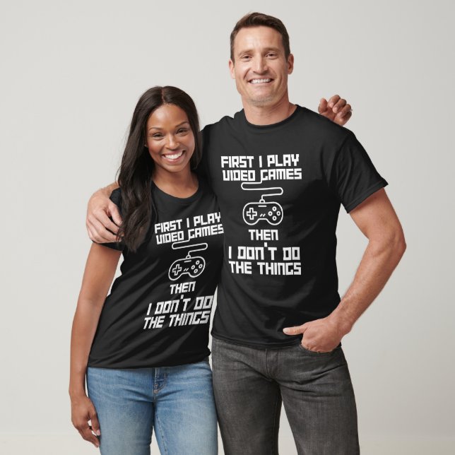 Funny Video Game Quote T - Shirt - Spielen, Pause, (Unisex)