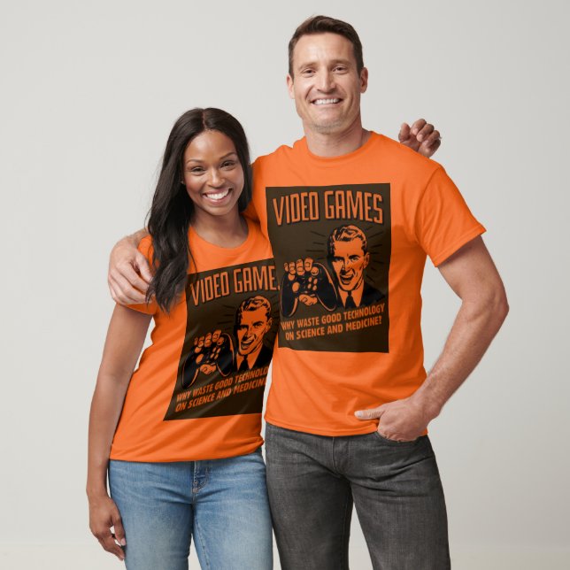 Funny Video Game Sprichwort T-Shirt (Unisex)