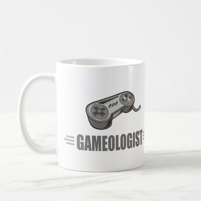 Funny Video Gamer Kaffeetasse (Links)