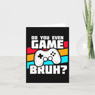 Funny Video Gamer - PC Console Gaming - Videospiel Karte