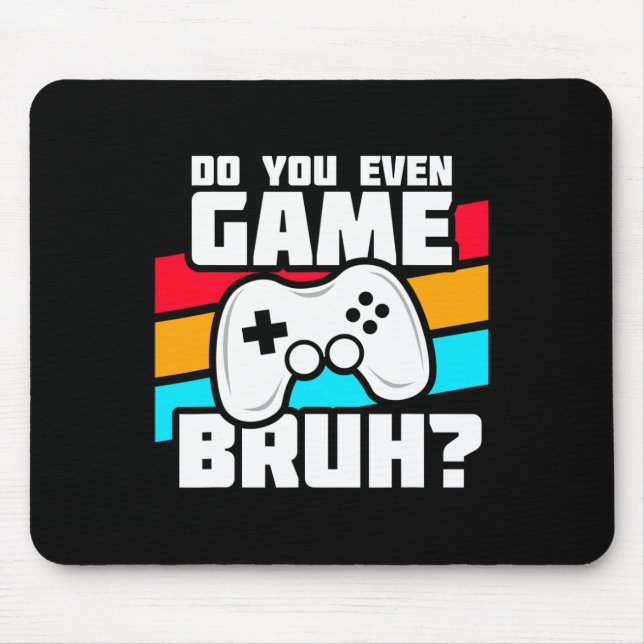 Funny Video Gamer - PC Console Gaming - Videospiel Mousepad (Vorne)