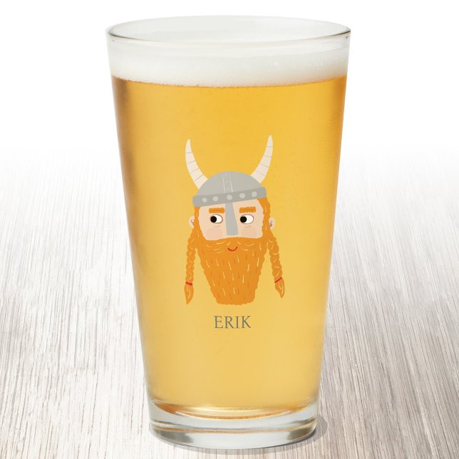 Funny Viking Personalisiert Beer Glas (Von Creator hochgeladen)