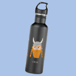 Funny Viking Personalisiert Edelstahlflasche<br><div class="desc">Ein lustiges Viking,  perfekt für Ihren Lieblings-Skandinavier. Originelle Kunst von Nic Squirrell. Ändern Sie den Namen,  um ihn zu personalisieren.</div>