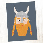 Funny Viking Postkarte<br><div class="desc">Ein lustiges Viking, perfekt für Ihren Lieblings-Skandinavier. Originelle Kunst von Nic Squirrell.</div>