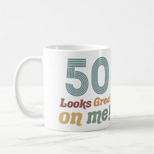Funny Vintag 50. Geburtstag Kaffeetasse