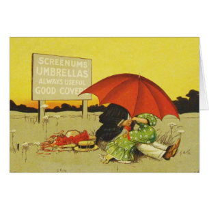 Funny Vintag Beach Regenschirm Liebhaber