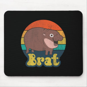 Funny Vintag Brat Ba Mousepad
