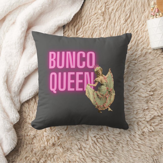 Funny Vintag Bunco Queen Kissen (Decke)