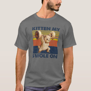 Funny Vintag Cat Weighthieben Kitten mein Schwanz  T-Shirt