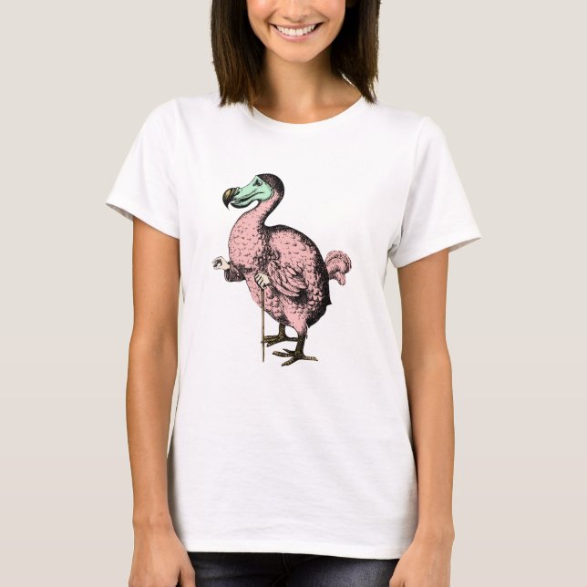 Funny Vintag Dodo Bird T-Shirt (Vorderseite)