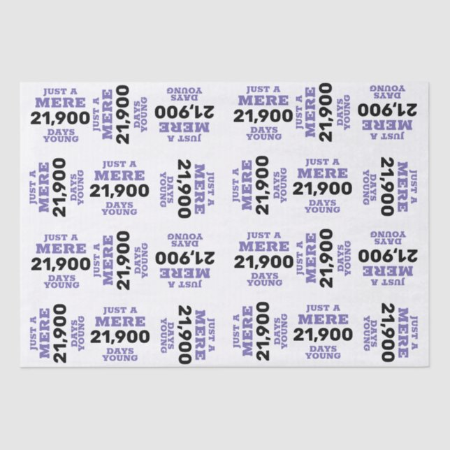 Funny Vintag Geburtstag Seidenpapier (Vorderseite)