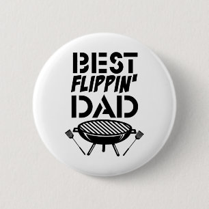 Funny Vintag Grill Daddy - Grillen und Nachfüllen Button