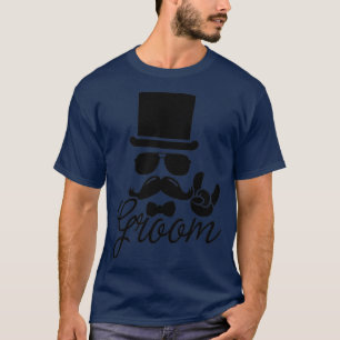 Funny Vintag Groom Bachelor Party Wedding Marriag T-Shirt