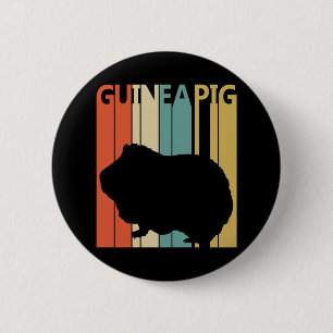 Funny Vintag Guinea Pig Button