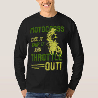 Funny Vintag Motocross Dirt Bike Männer Kinder Jun T-Shirt
