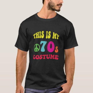Funny Vintag Retro 1970S Das ist mein 70er Kostüm T-Shirt