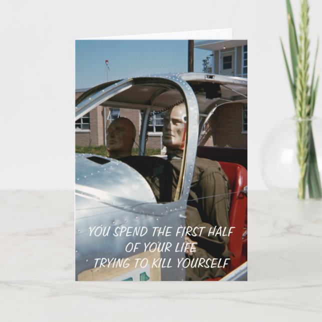 FUNNY VINTAG TEST DUMMIES MANNEQUINN DOLL FOTO KARTE (Vorderseite)