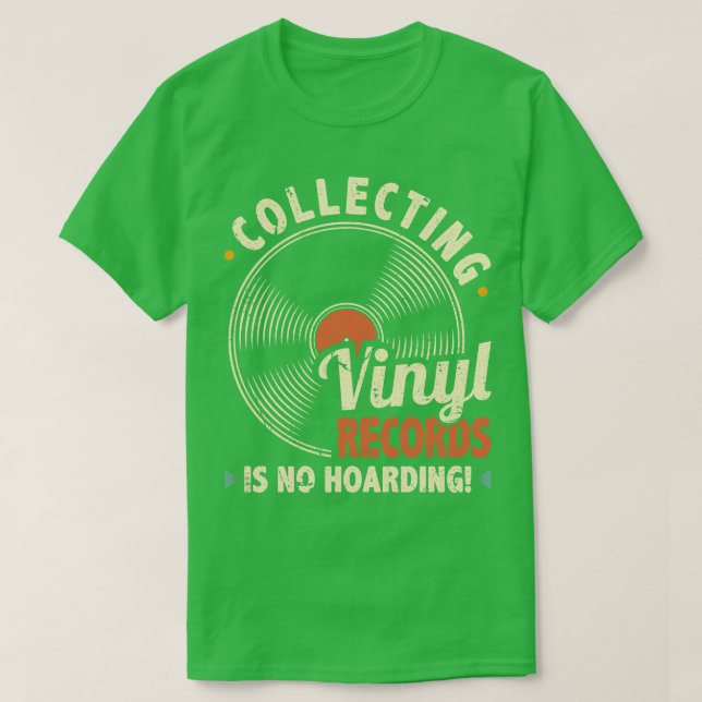 Funny Vinyl Platten T-Shirt (Design vorne)