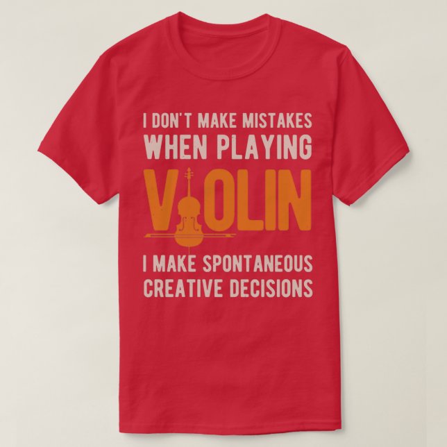 Funny Violin 9 T-Shirt (Design vorne)