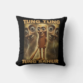Funny Viral-Style Cartoon | Meme Aesthetic Art Kissen