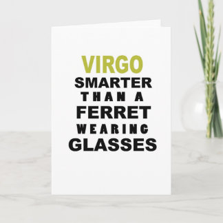 Funny Virgo Birthday Card Karte