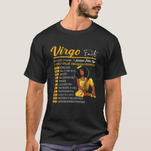 Funny Virgo Fakten Phantastisch Zodiac Sign Horosc T-Shirt