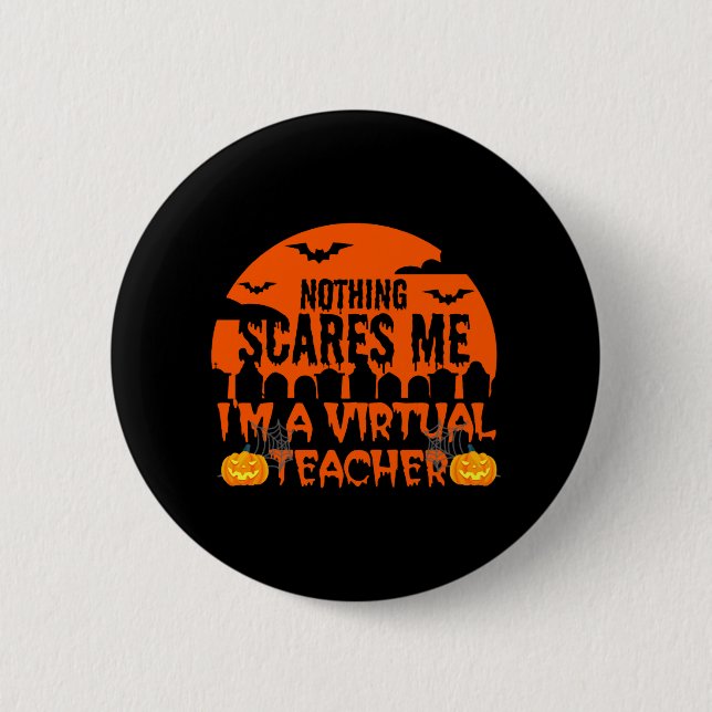 Funny Virtual Teacher Button (Vorderseite)