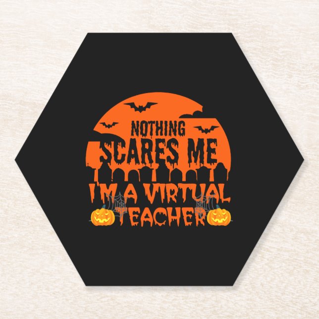 Funny Virtual Teacher Untersetzer (Vorderseite)