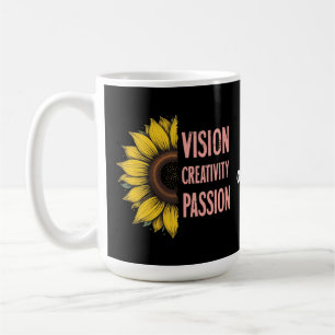 Funny Vision, Kreativität und Leidenschaft feiern Kaffeetasse