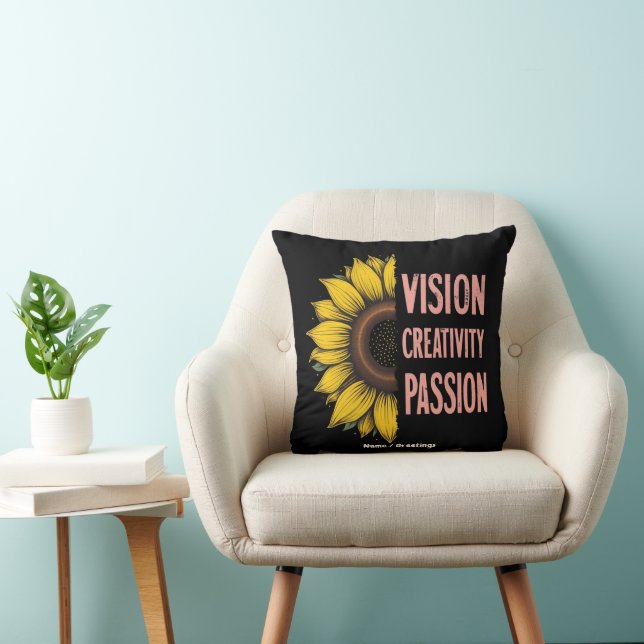 Funny Vision, Kreativität und Leidenschaft feiern  Kissen (Stuhl )