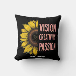 Funny Vision, Kreativität und Leidenschaft feiern  Kissen