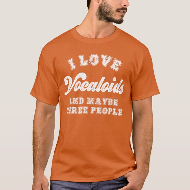 Funny Vocaloid Lover Sarcastic Anime Manga Introve T-Shirt (Vorderseite)