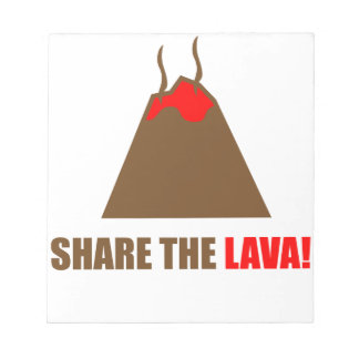 Funny Volcano Notizblock