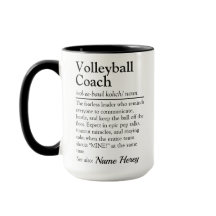 Funny Volleyball Coach Definition Custom Gift