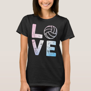 Funny Volleyball Design Männer Frauen Ball Volleyb T-Shirt