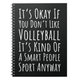Funny Volleyball Gaben Spaß Sportjochag Notizblock