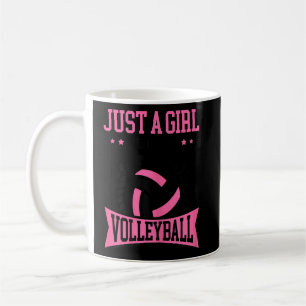 Funny Volleyball Grafik Frauen und Mädchen Volleyb Kaffeetasse