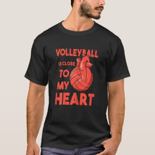 Funny Volleyball Mädchen Frauen Jugend Tee Sport L