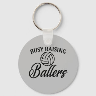 Funny Volleyball Mama Vater Schlüsselanhänger