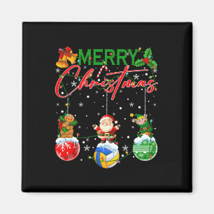 Funny Volleyball Ornamente Weihnachtsbaum Lichter  Magnet