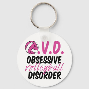 Funny Volleyball Schlüsselanhänger