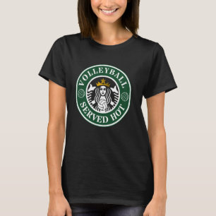 Funny Volleyball servierte heiße Männer und Frauen T-Shirt
