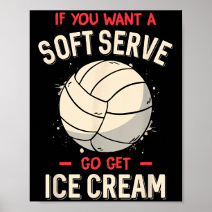 Funny Volleyball Shirt für Girls Teens Frauen Kind Poster