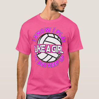 Funny Volleyball Shirt für Mädchen und Frauen