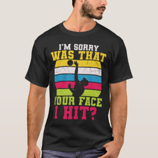 Funny Volleyball Sprichwort, das ich entschuldige  T-Shirt
